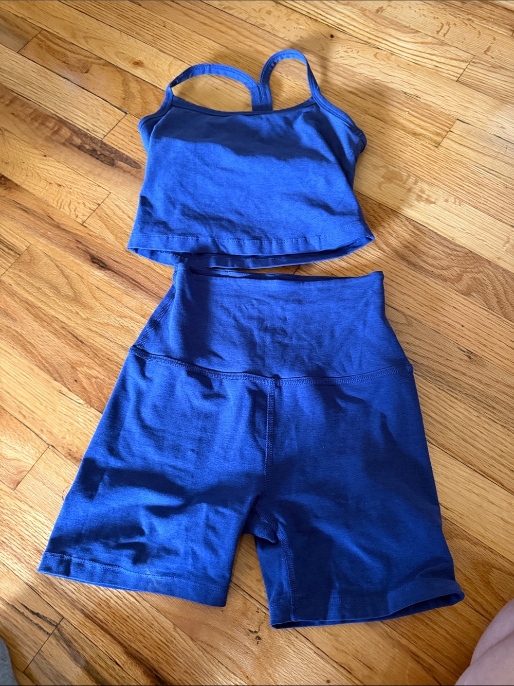 beyond yoga blue set